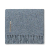 Light Blue Throw Blanket - Alicia Adams Alpaca Patmos Throw at Fig Linens and Home