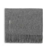 Light Grey Throw Blanket - Alicia Adams Alpaca Patmos Throw at Fig Linens and Home