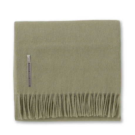 Light Sage Blanket - Alicia Adams Alpaca Patmos Throw at Fig Linens and Home