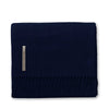 Navy Blue Throw Blanket - Alicia Adams Alpaca Patmos Throw at Fig Linens and Home