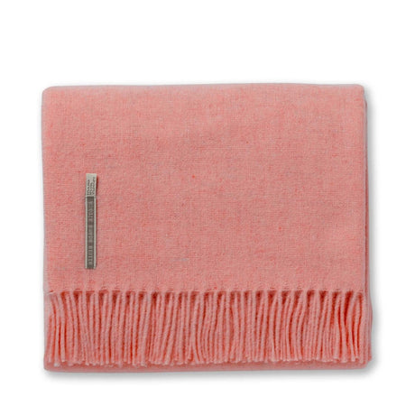 Peach Throw Blanket - Alicia Adams Alpaca Patmos Throw at Fig Linens and Home