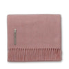 Pink Grapefruit Throw Blanket - Alicia Adams Alpaca Patmos Throw at Fig Linens and Home