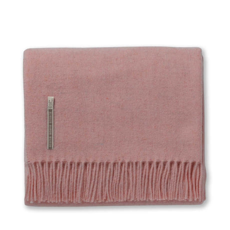 Pink Grapefruit Throw Blanket - Alicia Adams Alpaca Patmos Throw at Fig Linens and Home