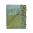 Reversible Throw Aqua and Peridot by Alicia Adams Alpaca at Fig Linens and Home