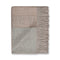Reversible Throw Light Taupe and Light Grey by Alicia Adams Alpaca at Fig Linens and Home