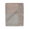 Reversible Throw Light Taupe and Light Grey by Alicia Adams Alpaca at Fig Linens and Home