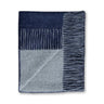 Reversible Throw Navy and Light Grey by Alicia Adams Alpaca at Fig Linens and Home