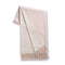 Reversible Throw Pink Powder and Ivory by Alicia Adams Alpaca at Fig Linens and Home