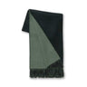 Reversible Throw Velvet Green and Sage by Alicia Adams Alpaca at Fig Linens and Home