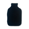 Ribbed Hot Water Bottle in Black | Alicia Adams Alpaca at Fig Linens and Home
