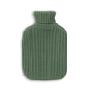 Ribbed Hot Water Bottle in Evergreen | Alicia Adams Alpaca at Fig Linens and Home