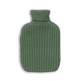 Ribbed Hot Water Bottle in Evergreen | Alicia Adams Alpaca at Fig Linens and Home