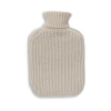 Ribbed Hot Water Bottle in Ivory | Alicia Adams Alpaca at Fig Linens and Home
