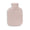 Ribbed Hot Water Bottle in Pink Powder | Alicia Adams Alpaca at Fig Linens and Home
