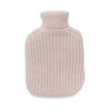 Ribbed Hot Water Bottle in Pink Powder | Alicia Adams Alpaca at Fig Linens and Home