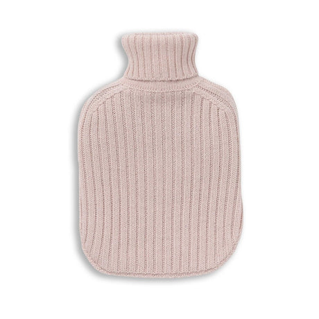 Ribbed Hot Water Bottle in Pink Powder | Alicia Adams Alpaca at Fig Linens and Home