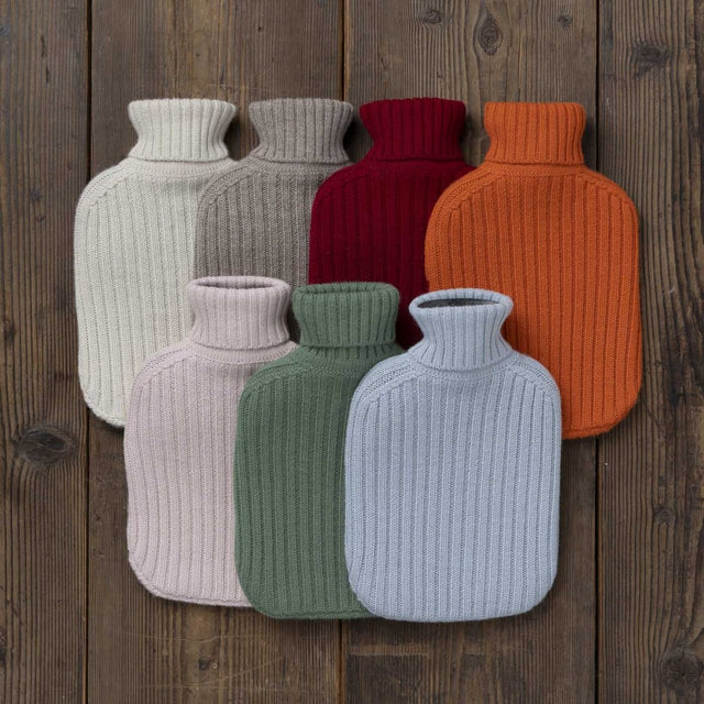 Alicia Adams Alpaca Ribbed Hot Water Bottle at Fig Linens and Home