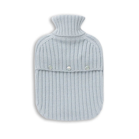 Ribbed Hot Water Bottle by Alicia Adams Alpaca - Button Side at Fig Linens and Home