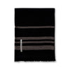 Sail Throw in Black / Taupe | Alicia Adams Alpaca at Fig Linens and Home