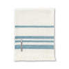 Sail Throw in Ivory / Azure | Alicia Adams Alpaca at Fig Linens and Home