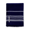 Sail Throw in Navy / Ivory | Alicia Adams Alpaca at Fig Linens and Home