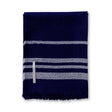 Sail Throw in Navy / Ivory | Alicia Adams Alpaca at Fig Linens and Home