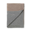 Tokyo Bed Blanket by Alicia Adams Alpaca at Fig Linens and Home - Taupe and Light Grey