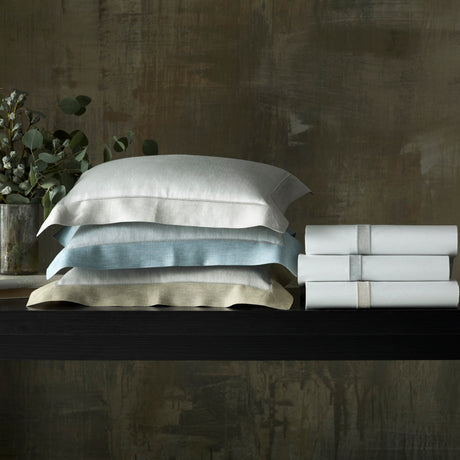 Alina Bedding by Home Treasures at Fig Linens and Home - Pillowcases Stack