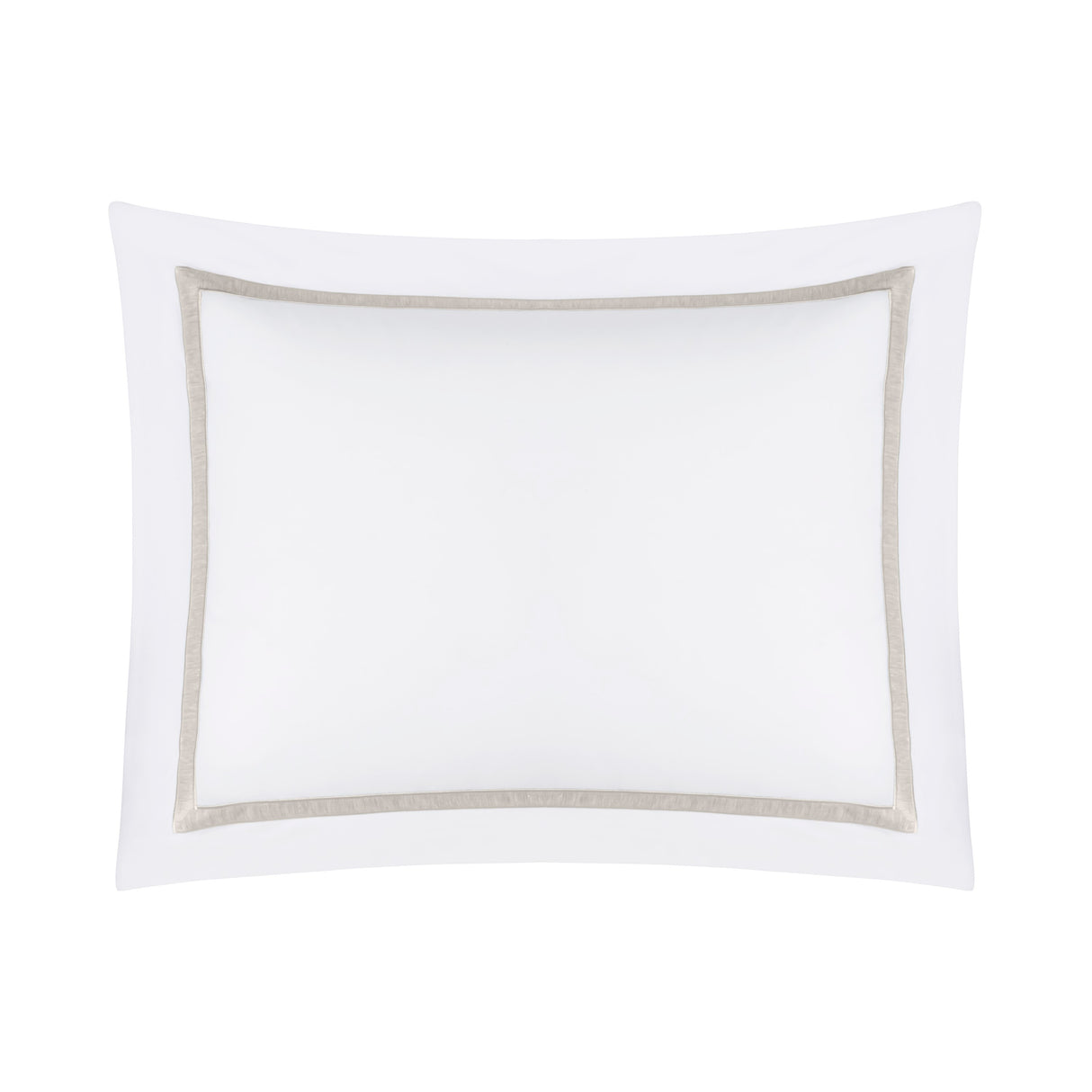 Home Treasures Bedding - ALINA Pillow Shams- WHITE / DUNE at Fig Linens and Home