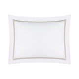 Home Treasures Bedding - ALINA Pillow Shams- WHITE / DUNE at Fig Linens and Home