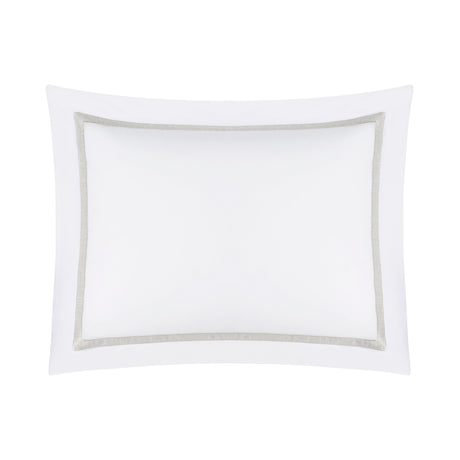 Home Treasures Bedding - ALINA Pillow Shams- WHITE / SHORE at Fig Linens and Home
