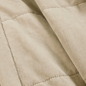 Swatch of Amsterdam Taupe Coverlets | Pom Pom at Home at Fig Linens and Home