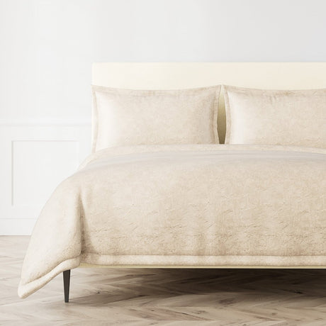 Allure Duvet Set Ecru by Ann Gish at Fig Linens and Home - Art of Home View 3