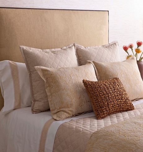 Allure Duvet Set Gold by Ann Gish | Art of Home at Fig Linens and Home - View 2