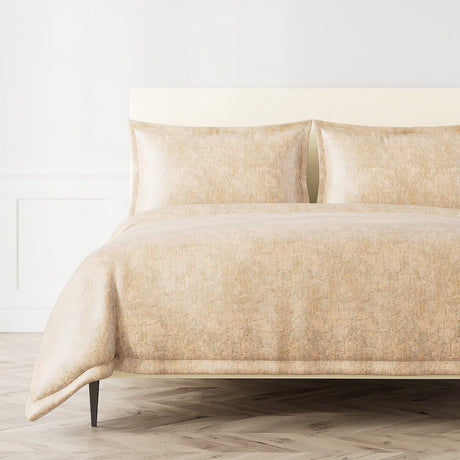 Allure Duvet Set Gold by Ann Gish | Art of Home at Fig Linens and Home - View 3