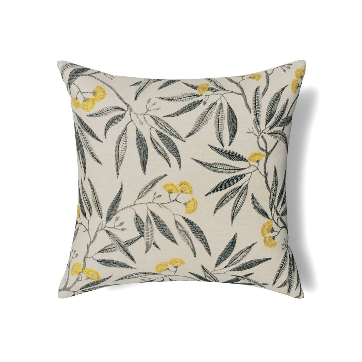 Alyssum Decorative Pillow | The Met x Ann Gish - Yellow Throw Pillow