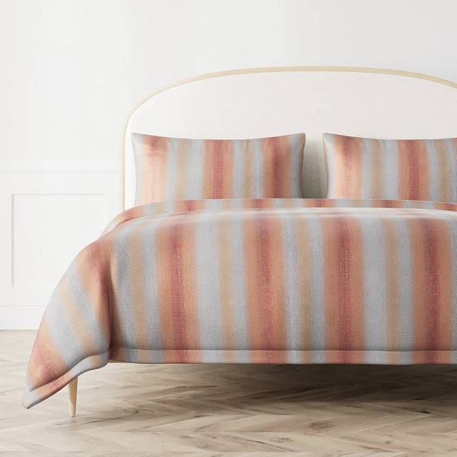 Anguilla Shrimp Duvet Covers and Shams at Fig Linens and Home 1