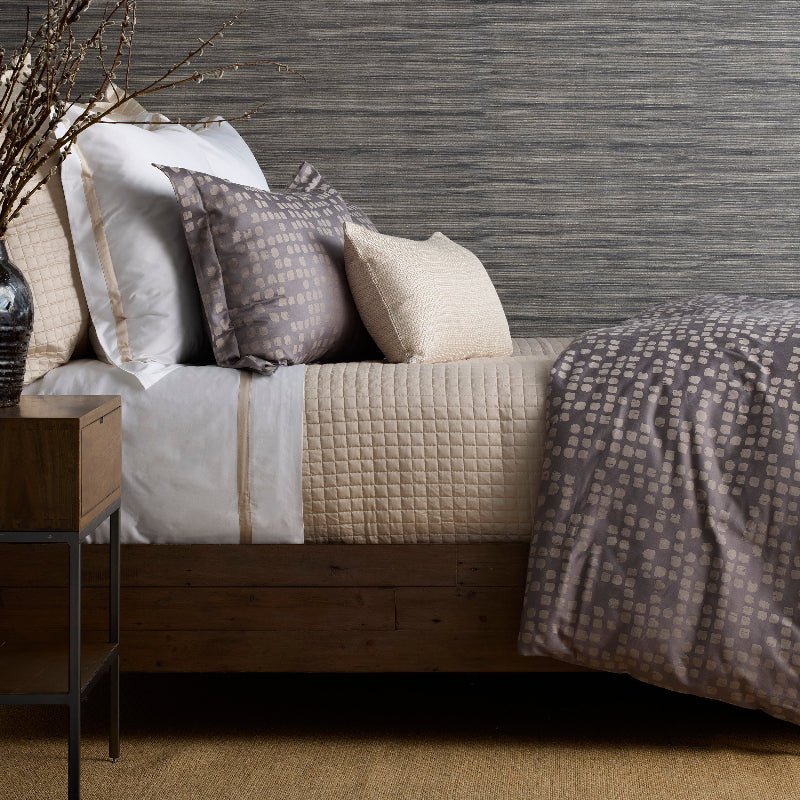 Antilles Mocha Duvet Set by Ann Gish at Fig Linens and Home | Ann Gish Art of Home Bedding 1