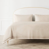 Ann Gish Aspen Pearl Duvet Cover and Pillow Shams at Fig Linens and Home
