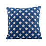 Ann Gish Lattice Blue Decorative Throw Pillow at Fig Linens and Home