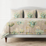 Azure Duvet Covers anad Euro Shams by Ann Gish at Fig Linens and Home
