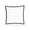 Euro Sham in White and Black | Ready-to-Bed 2.0 Cotton & Trim Pillow Shams by Ann Gish