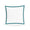 Euro Sham in White and Teal | Ready-to-Bed 2.0 Cotton & Trim Pillow Shams by Ann Gish