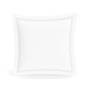 Euro Sham in White and White | Ready-to-Bed 2.0 Cotton & Trim Pillow Shams by Ann Gish