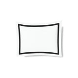 Pillow Sham in White and Black | Ready-to-Bed 2.0 Cotton & Trim Pillow Shams by Ann Gish