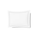 Pillow Sham in White and White | Ready-to-Bed 2.0 Cotton & Trim Pillow Shams by Ann Gish