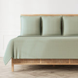 Quilted Coverlet - Ann Gish Ready-to-Bed 2.0 Bedding in Sage Green at Fig Linens and Home