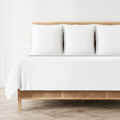 Quilted Coverlet - Ann Gish Ready-to-Bed 2.0 Bedding in White at Fig Linens and Home
