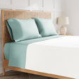 Ann Gish Aqua Sheets - Ready-to-Bed 2.0 Sheet Set at Fig Linens and Home