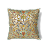 Venezia Decorative Pillows | The Met x Ann Gish - Green 22x22